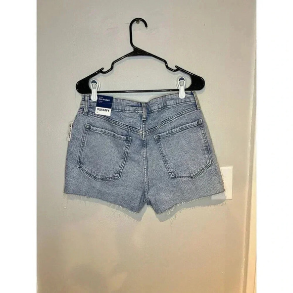 OLD NAVY NWT HIGH-RISE O.G. STRAIGHT High Rise 3” Inseam SHORTS SIZE 12 Denim - Picture 2 of 4